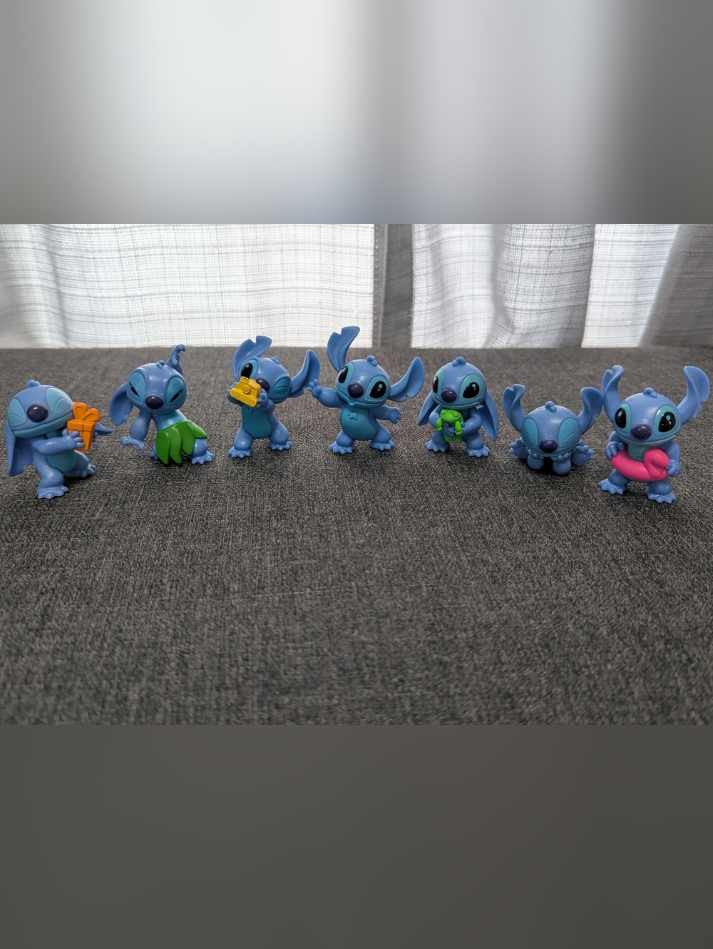 Stitch Figure Set - Lot Of 7 Disney
